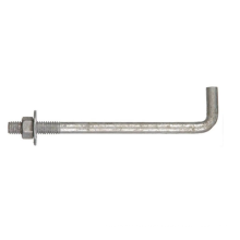 Concrete Wedge Bright or HDG L Type Anchor Bolt With Nut And Washer